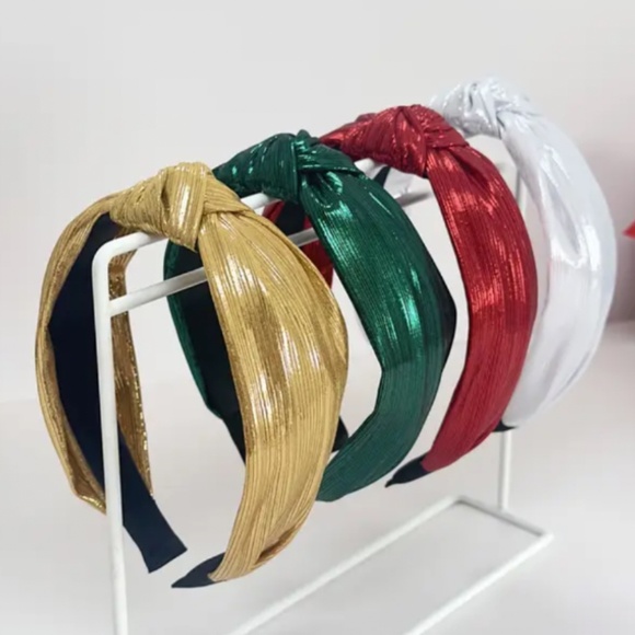✨ Vintage Metallic Knot Headband - Picture 1 of 1